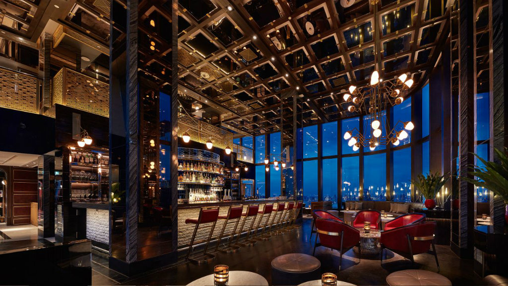 Discover the best bar decor ideas from Asian bars to steal Park Hyatt Bangkok penthouse by Avroko