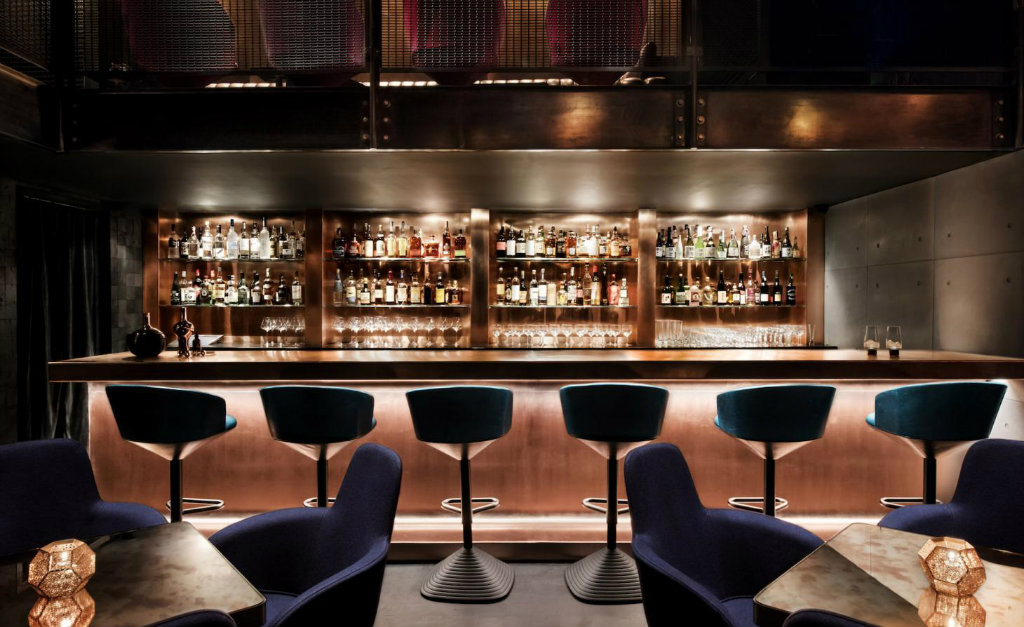 Bar seating ideas by Tom Dixon