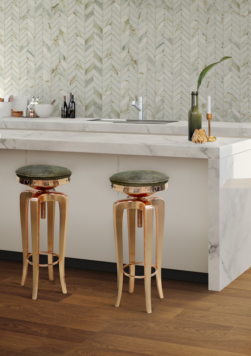 7 Kitchen Counter Stools For Small Places, Small Base Breakfast Bar Stools